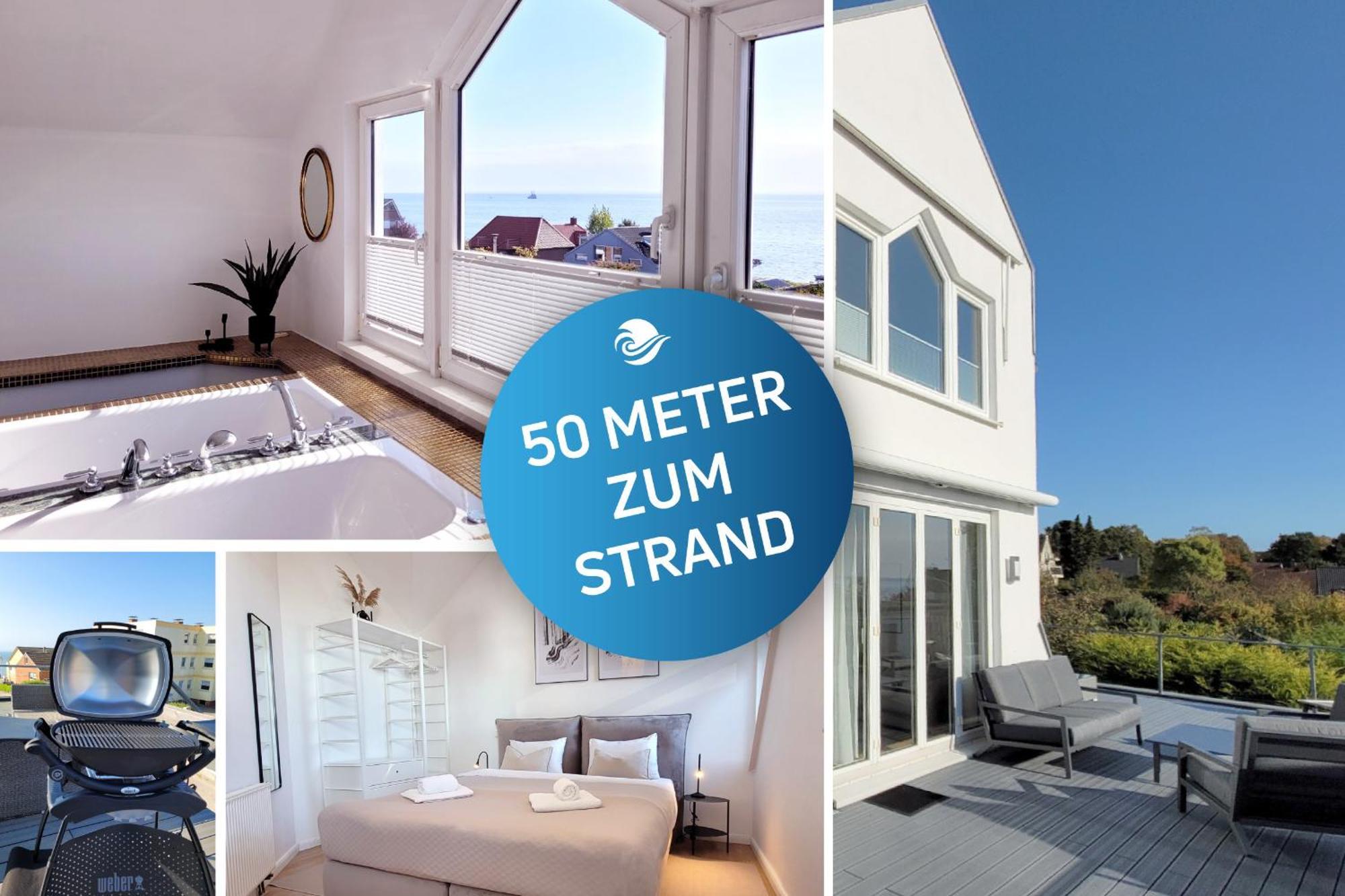 Grosse Penthouse Ferienwohnung Mit Meerblick, Sonnenterrasse & Luxusbad Von "Momentic" Зирксдорф Екстериор снимка